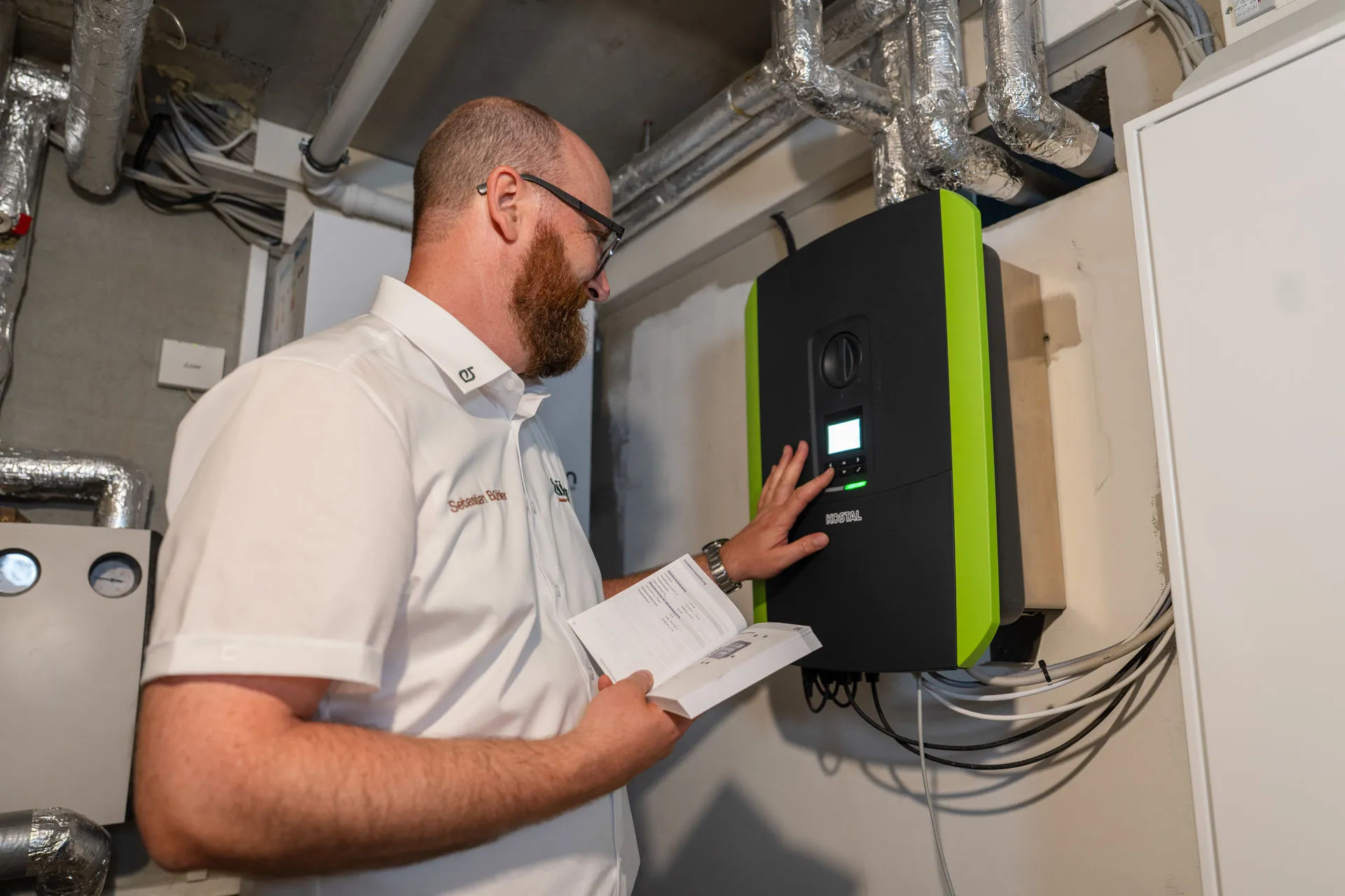 Planer mit Viessmann HLS-Anlage